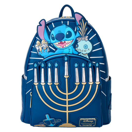 Loungefly - Lilo & Stitch Hanukkah Menorah Light Up Mini Backpack