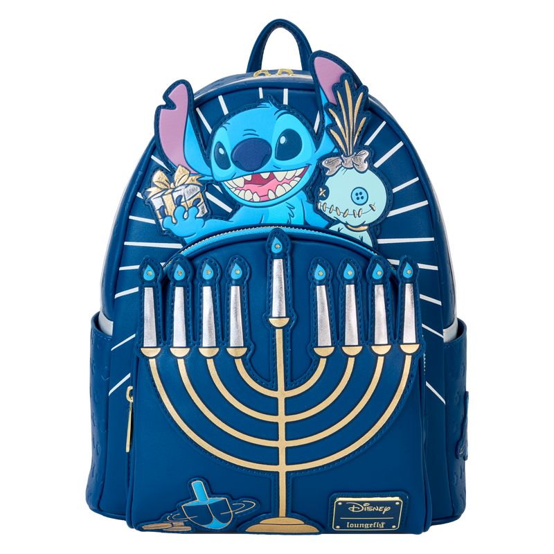 Loungefly - Lilo & Stitch Hanukkah Menorah Light Up Mini Backpack