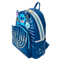 Loungefly - Lilo & Stitch Hanukkah Menorah Light Up Mini Backpack back view