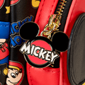 Loungefly - Disney Mickey Mouse Classic All-Over Print Mini Backpack detail shot