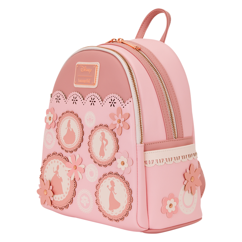 Loungefly Disney Princess Stained Glass Floral Lace Mini Backpack