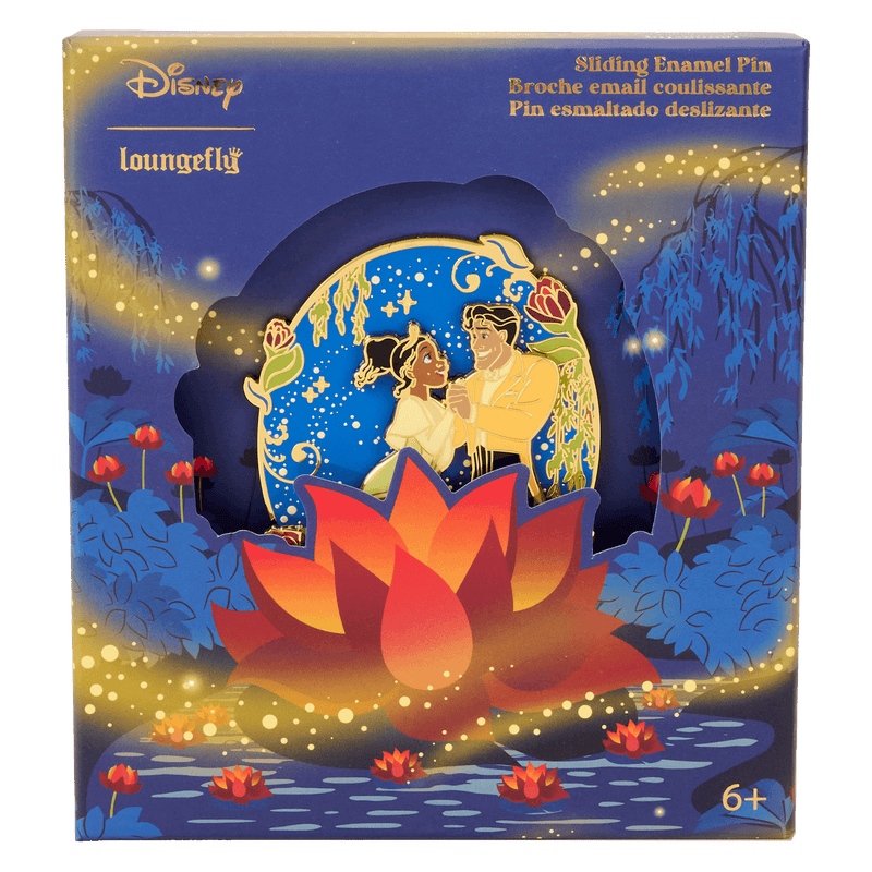 Loungefly - Princess and the Frog Tiana & Naveen Glow Collector Box Sliding Pin