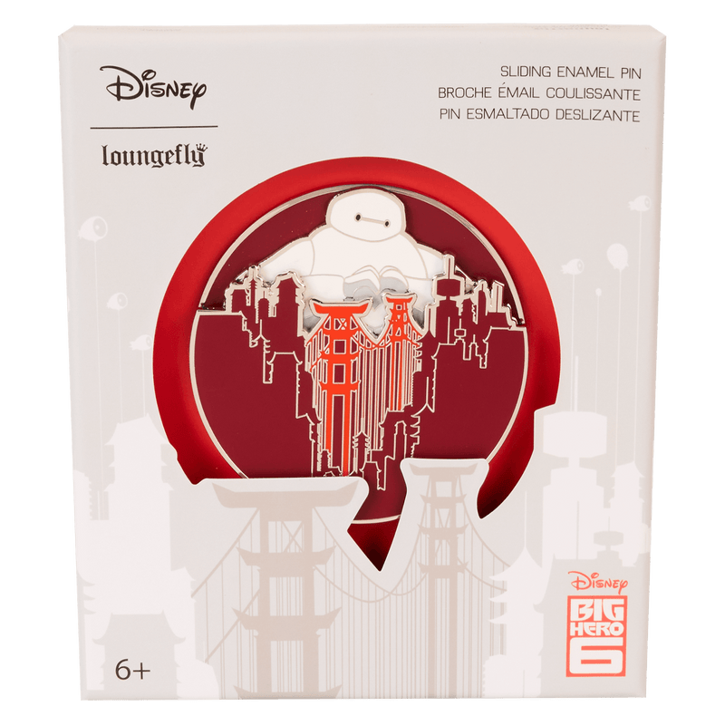 Loungefly - Disney Big Hero 6 10th Anniversary Baymax Collector Box Sliding Pin