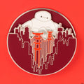 Loungefly - Disney Big Hero 6 10th Anniversary Baymax Collector Box Sliding Pin back view