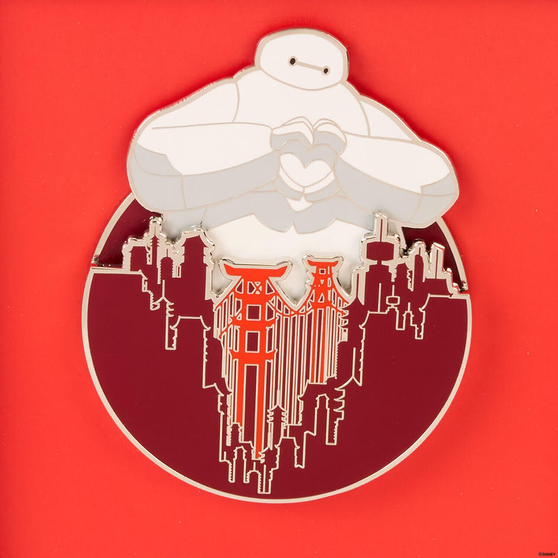 Loungefly - Disney Big Hero 6 10th Anniversary Baymax Collector Box Sliding Pin detail shot