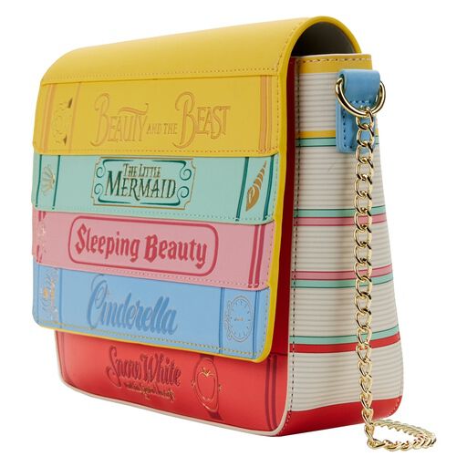 Loungefly - Disney Princess Books Classics Crossbody Bag side angle