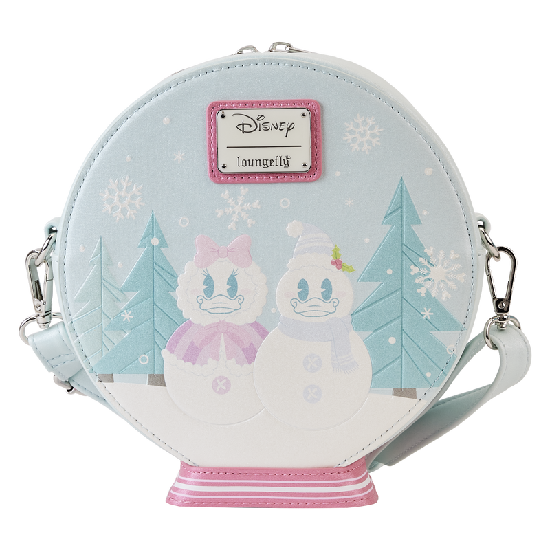 Loungefly Disney Mickey & Friends Pastel Snow Globe Crossbody Bag