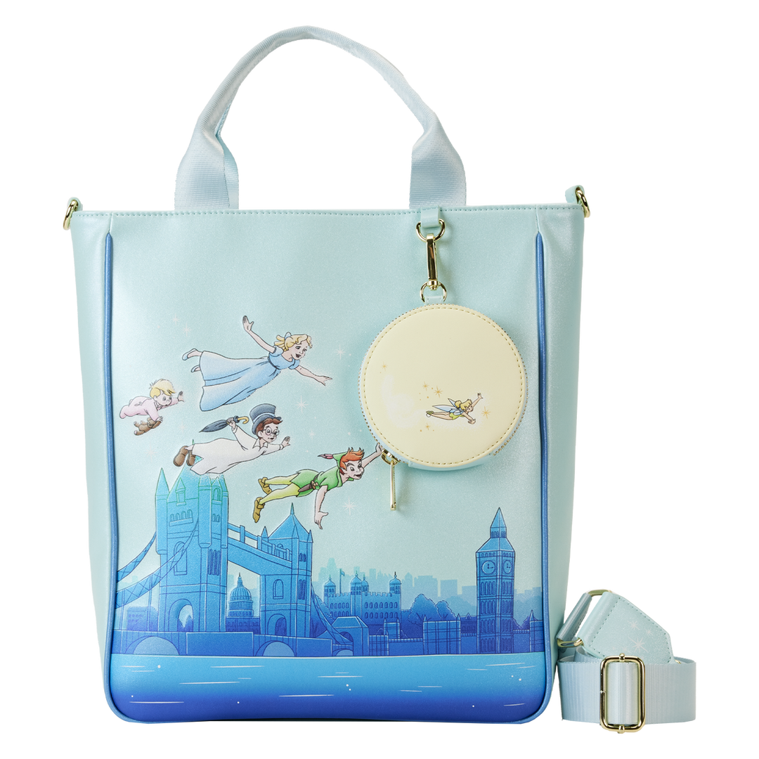 Loungefly Disney Peter Pan You Can Fly Glows Tote Bag