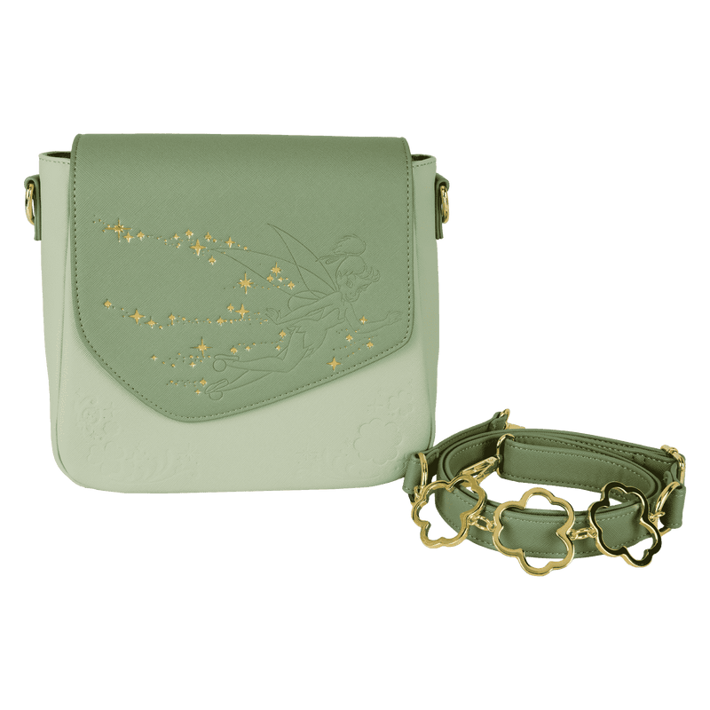 Loungefly - Peter Pan Tinker Bell Clover Crossbody Bag