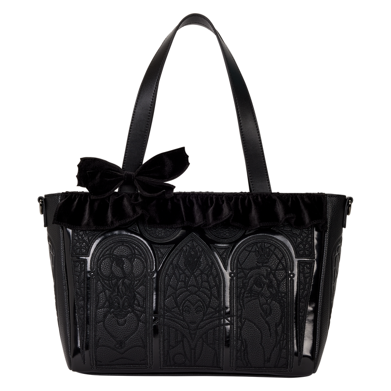 Loungefly - Disney Villains Stained Glass Tote Crossbody Bag
