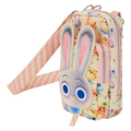 Loungefly - Zootropolis 2 Judy Hopps Cotton Candy Phone Crossbody Bag with Coin Bag close up detail