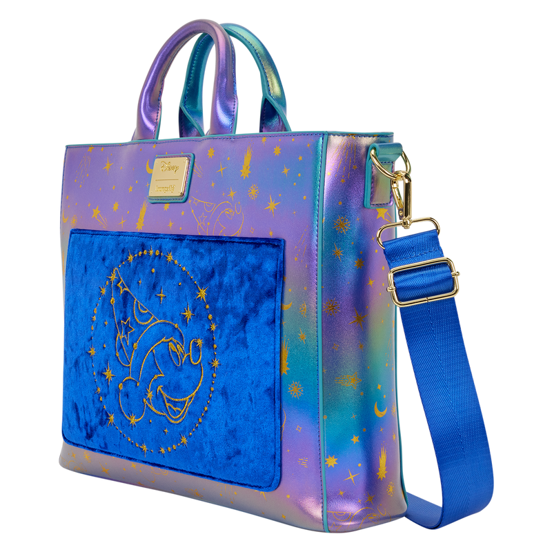 Loungefly - Disney Fantasia Convertible Backpack & Tote Bag close up detail