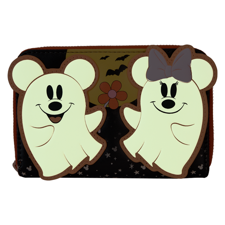 Loungefly Disney Mickey And Friends Halloween Zip Around Wallet