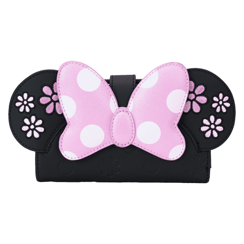 Loungefly - Disney Minnie Mouse Floral Rock The Dots Flap Wallet