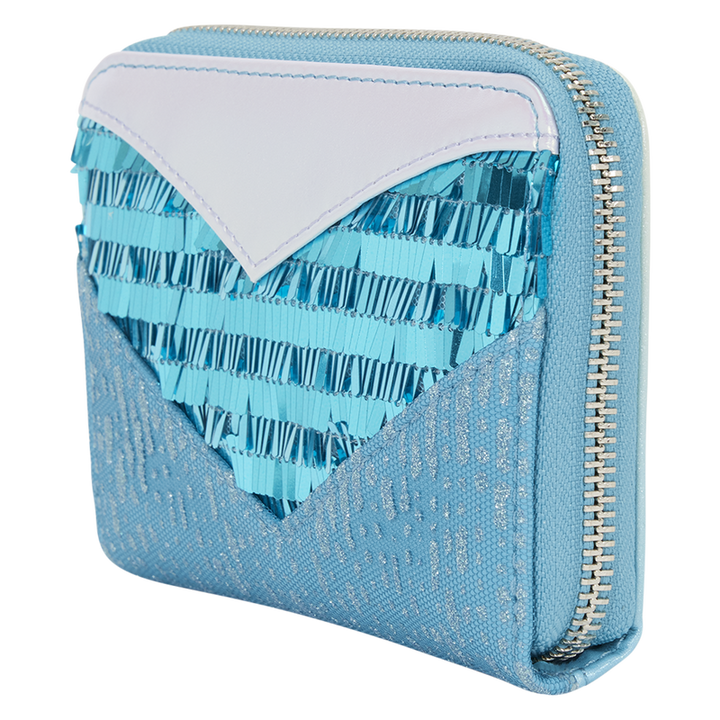 Loungefly Frozen Princess Elsa Glitter Sequin Zip Around Wallet
