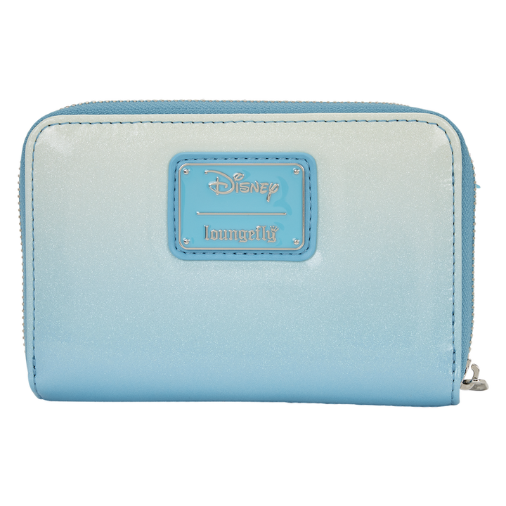Loungefly Frozen Princess Elsa Glitter Sequin Zip Around Wallet
