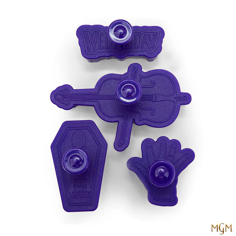 Wednesday Cookie Cutter Set, side angle