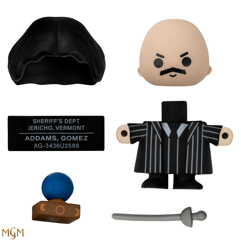 Wednesday Gomez Addams Gomee Eraser Figurine, close-up detail