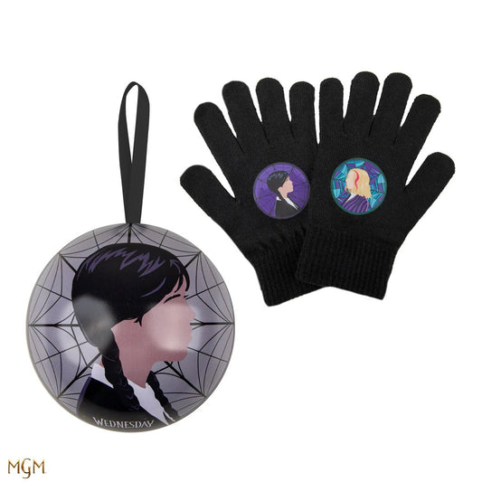 Wednesday and Enid Holiday Capsule with Gloves