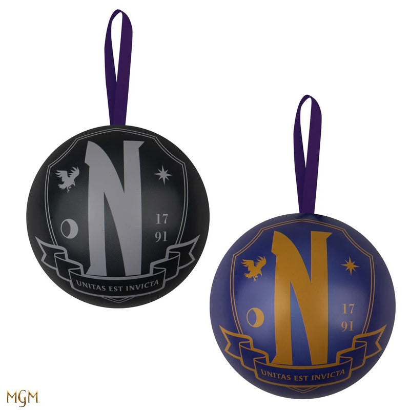 Wednesday Nevermore Academy Holiday Capsule with Socks, packaging shot