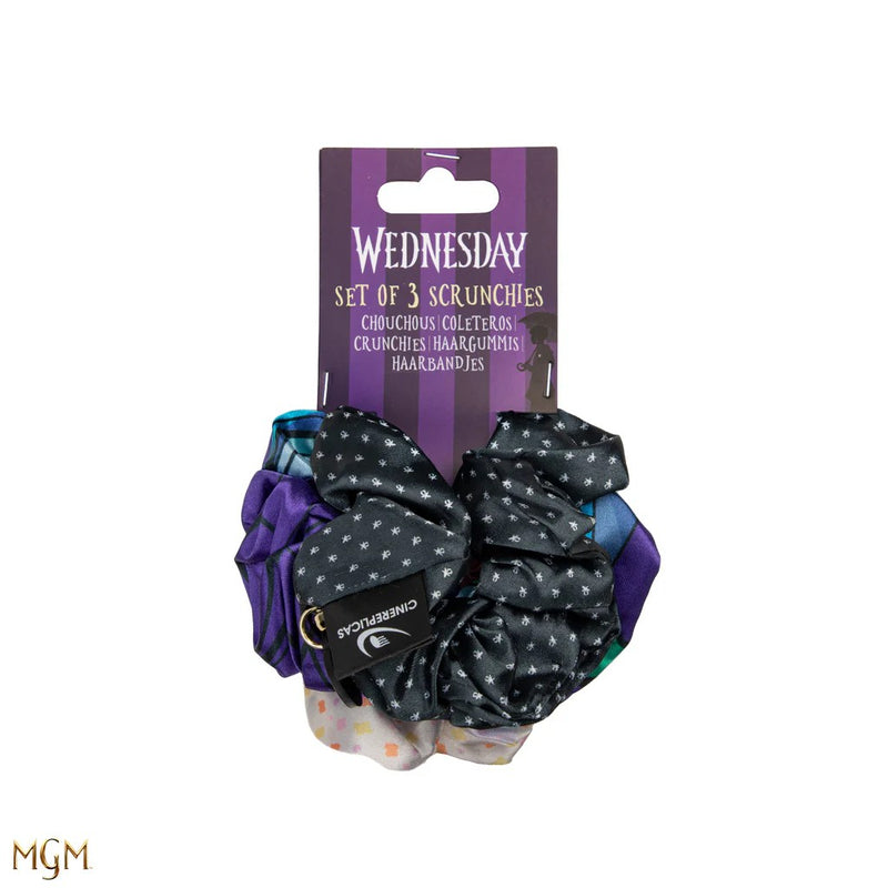 Wednesday Scrunchies 3-Pack, rear view