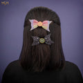 Wednesday Addams Hair Clip Set of 4, side angle