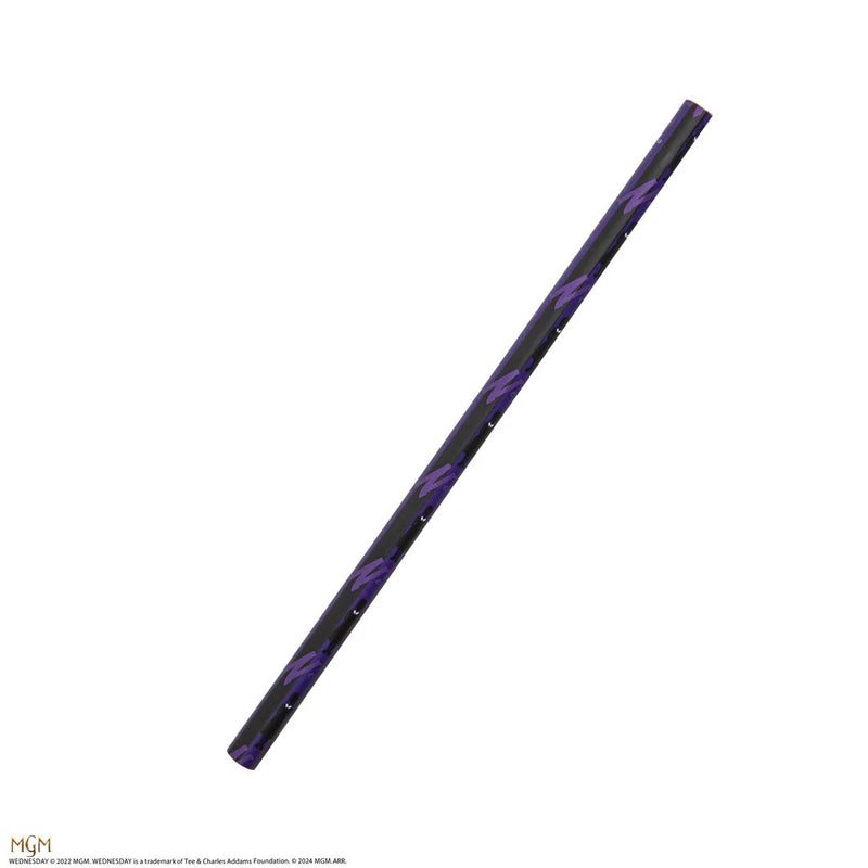 Wednesday Coffin Stationery Set, size reference