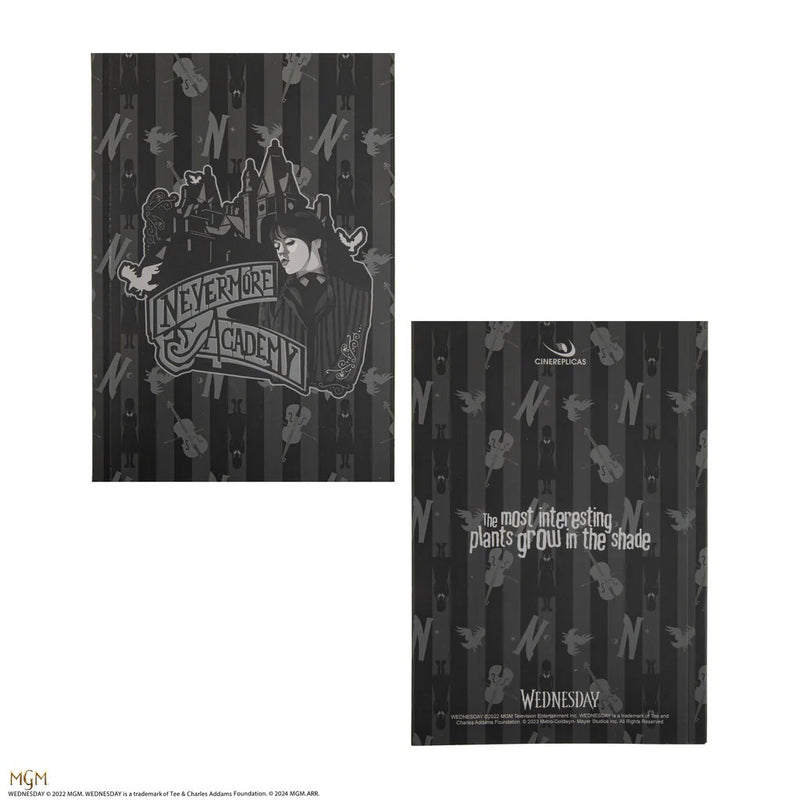 Wednesday Coffin Stationery Set, packaging shot