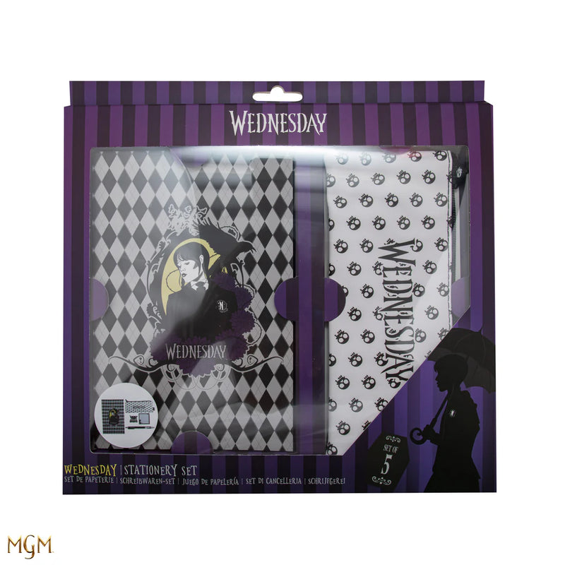 Wednesday Stationery Set, side angle