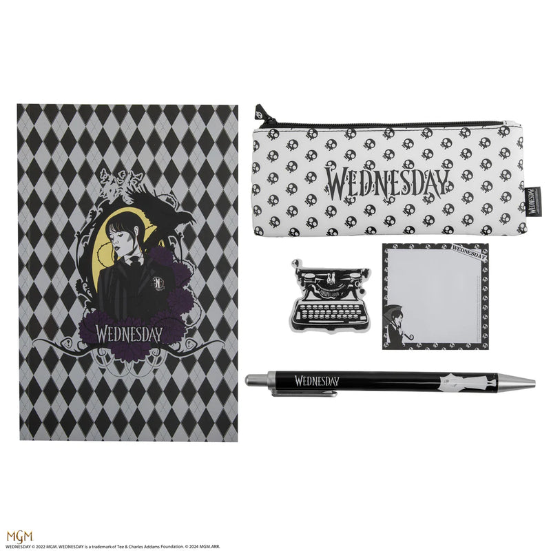 Wednesday Stationery Set, close-up detail