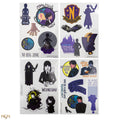 Wednesday Temporary Tattoos 23-Pack, close-up detail