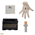 Wednesday Thing and Typewriter Gomee Eraser Figurine, close-up detail