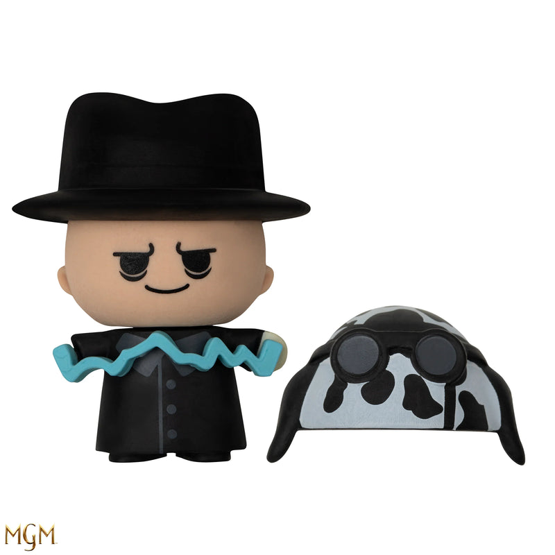 Wednesday Uncle Fester Gomee Eraser Figurine, rear view