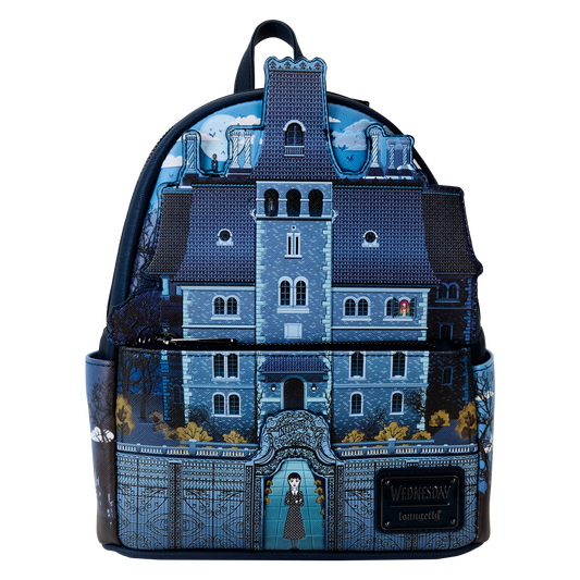 Loungefly - Wednesday Nevermore Academy Castle Glow Mini Backpack