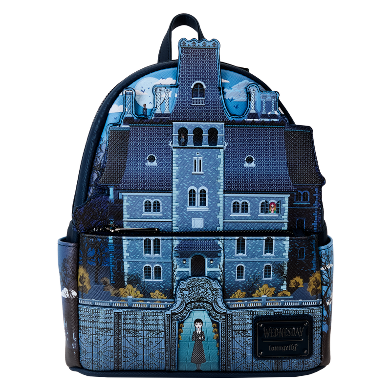 Loungefly - Wednesday Nevermore Academy Castle Glow Mini Backpack