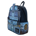 Loungefly - Wednesday Nevermore Academy Castle Glow Mini Backpack back view