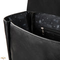 Wednesday Addams Black Nevermore Academy Backpack, packaging shot