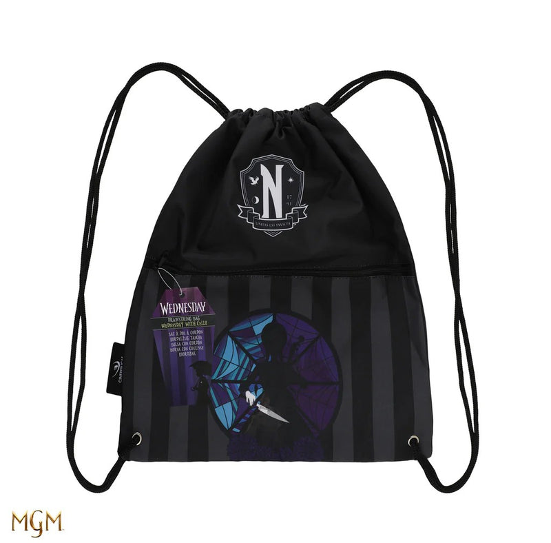 Wednesday with Cello Drawstring Bag, packaging shot