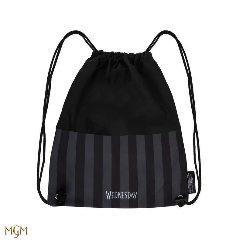 Wednesday with Cello Drawstring Bag, close-up detail