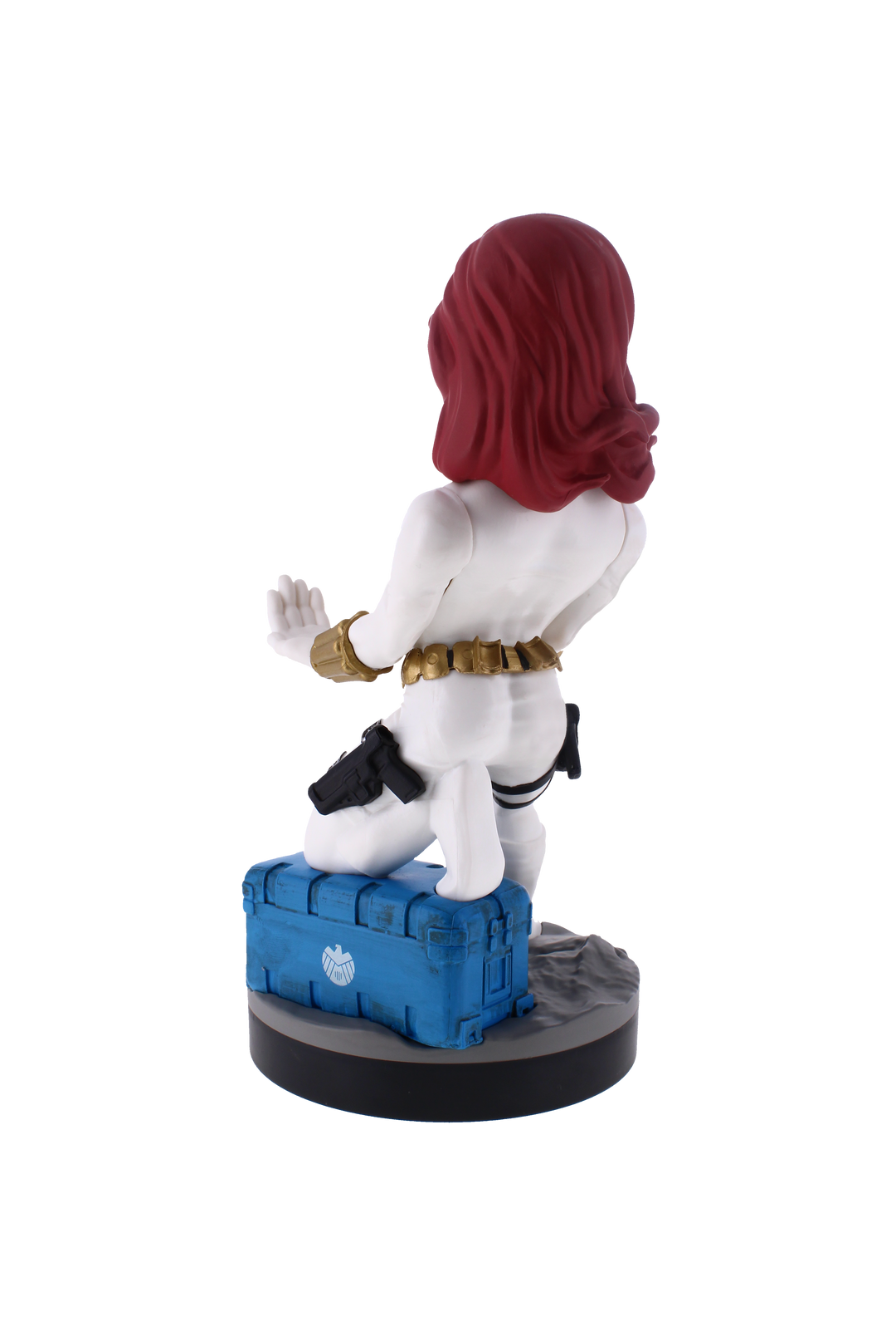 Cable Guys Black Widow (White Suit) Marvel Device Holder & Charger Stand