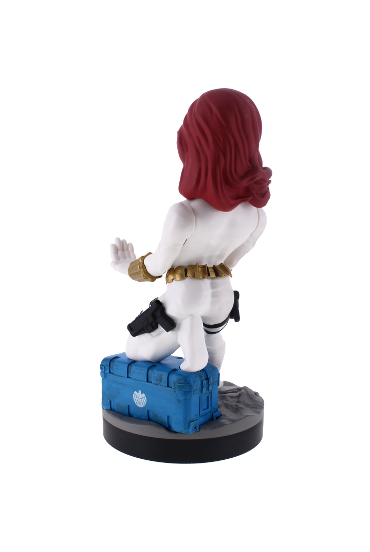 Cable Guys Black Widow (White Suit) Marvel Device Holder & Charger Stand