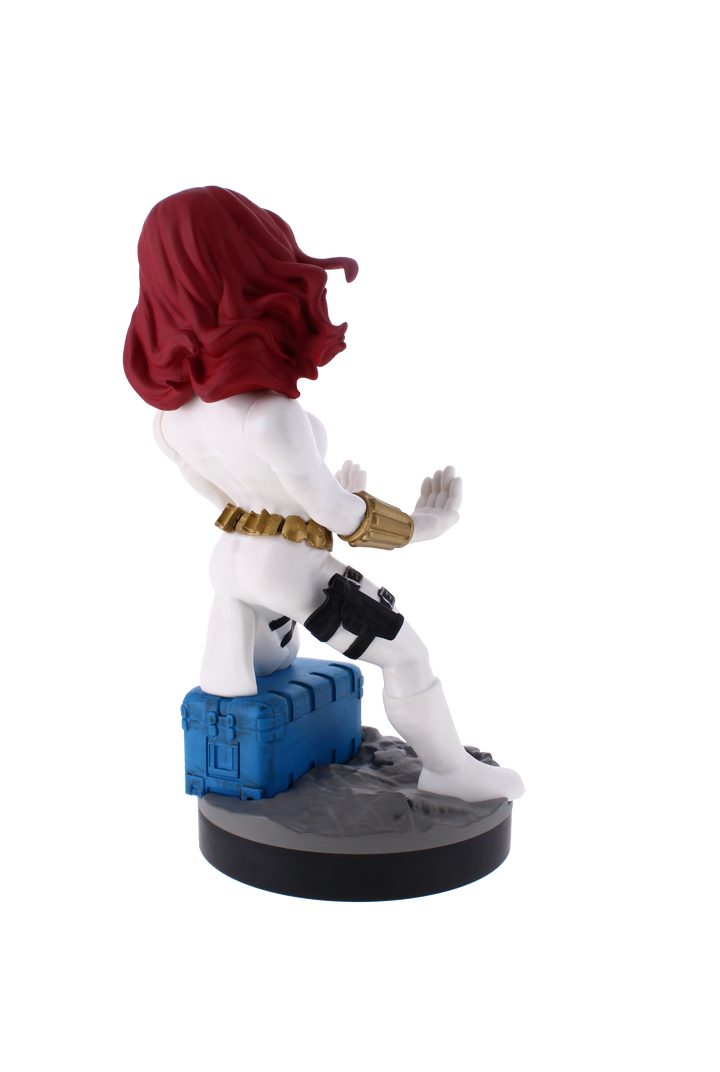 Cable Guys Black Widow (White Suit) Marvel Device Holder & Charger Stand