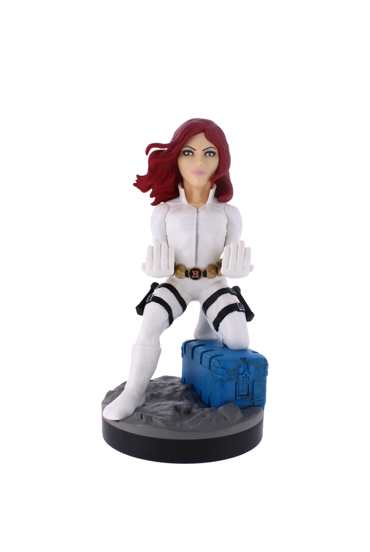 Cable Guys Black Widow (White Suit) Marvel Device Holder & Charger Stand