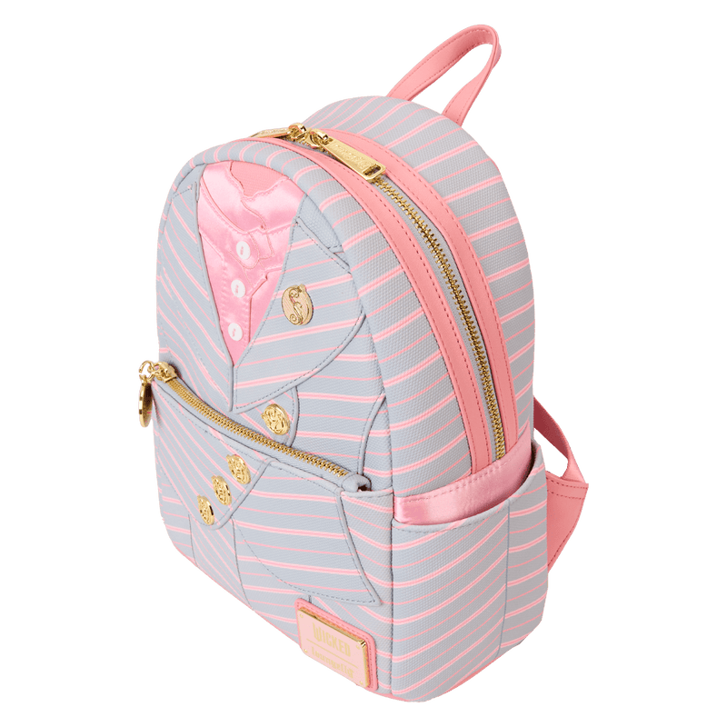 Loungefly - Wicked Glinda Shiz University Uniform Cosplay Mini Backpack back view