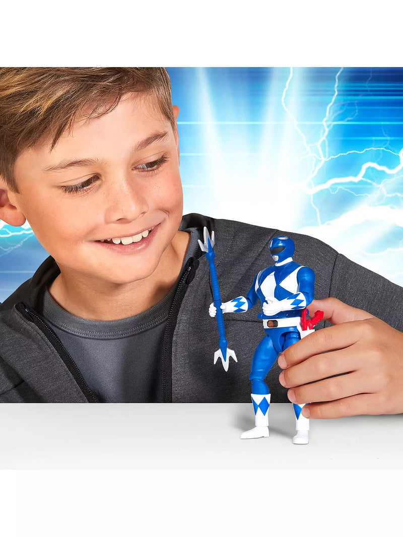 Power Rangers Auto Morphin Blue Ranger Action Figure - Image 4