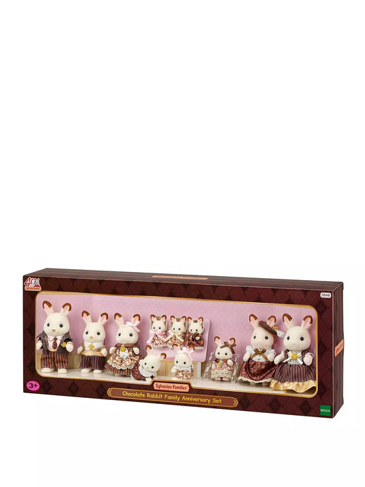 Sylvanian Families - Chocolate Rabbit Family Anniversary Set