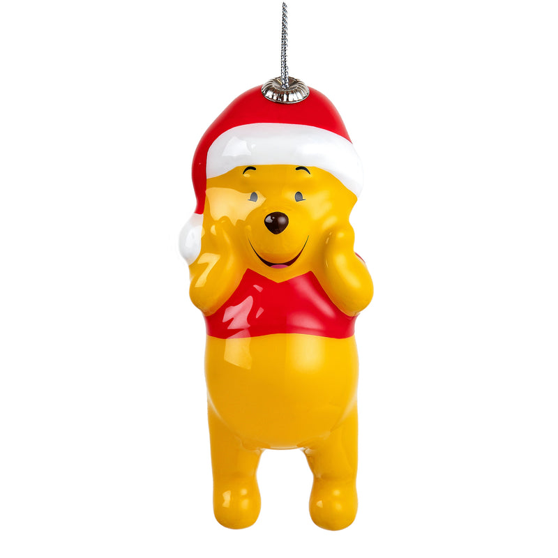 Disney Hanging Ornament - Winnie the Pooh & Santa Hat