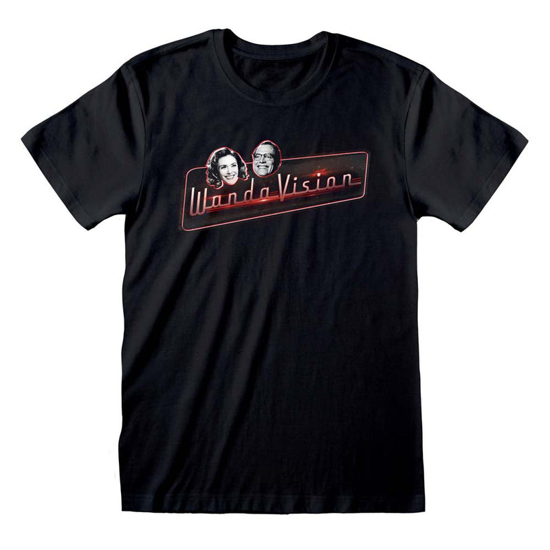 Marvel WandaVision Logo And Faces T-Shirt collectible from Heroes Inc Dropship