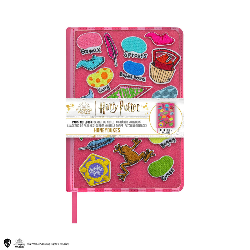 Harry Potter Honeydukes Patch Hardcover Notebook, rear view