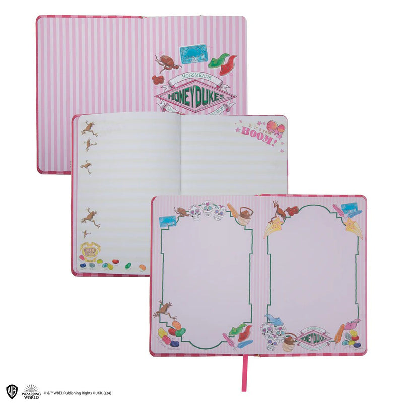 Harry Potter Honeydukes Patch Hardcover Notebook, size reference